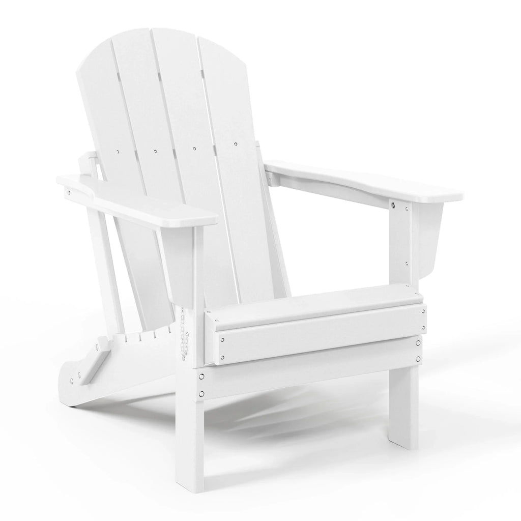 Polytrends Laguna Faltbarer Adirondack-Stuhl für den Außenbereich, wetterfest und lichtbeständig