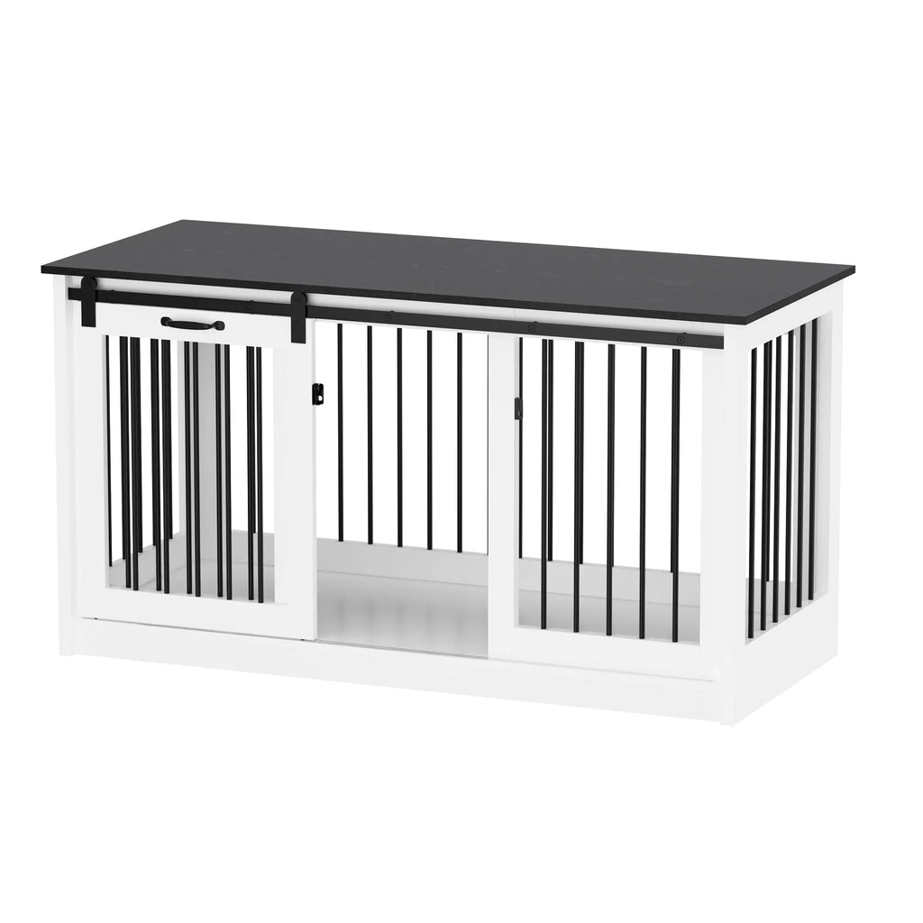 Hundehütte mit Eisenrohrverstärkung – Stylische und robuste Hundebox