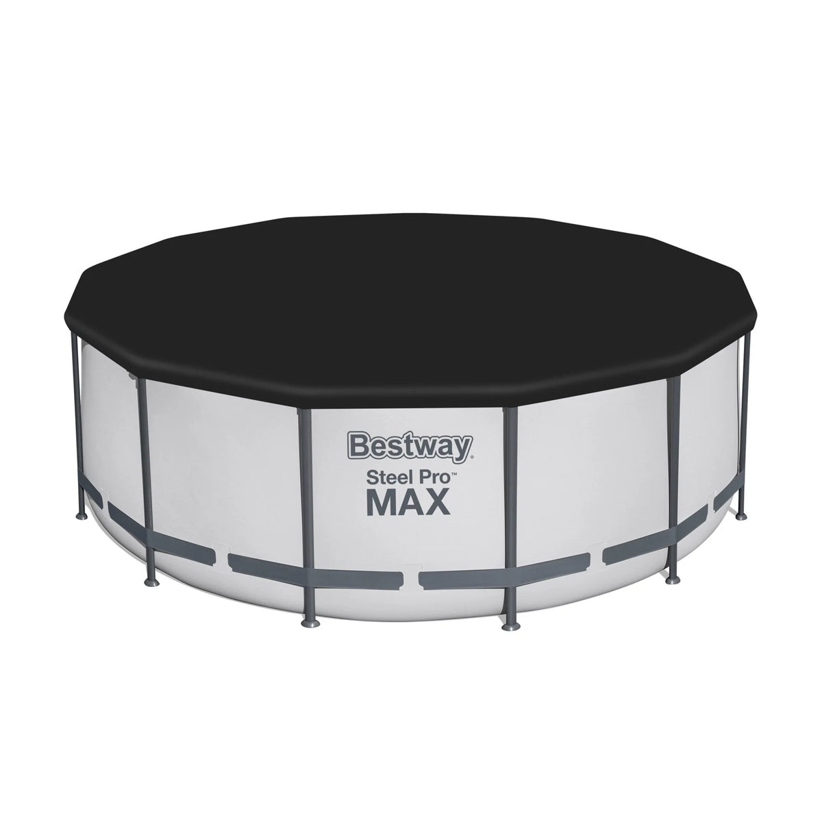 Bestway Steel Pro MAX Rundschwimmbecken Aufstellpool mit Pumpe & Abdeckung