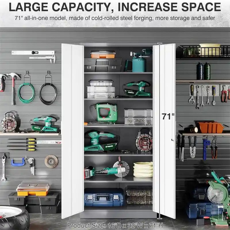 Metall-Garagenlagerschrank