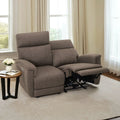 MCombo 60.2 Power Loveseat Relaxsofa mit Massage und zweifacher Heizung, verstellbarer Kopfstütze, USB- & Typ-C-Anschluss, Stoff