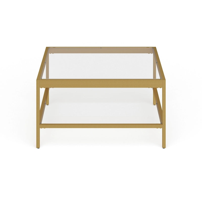 Alexis Couchtisch aus Metall und Glas