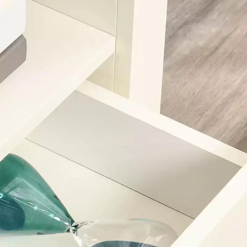 GDFStudio Cordoba Modernes Eck-TV-Möbel aus Holz mit Schubladen und offenem Regal
