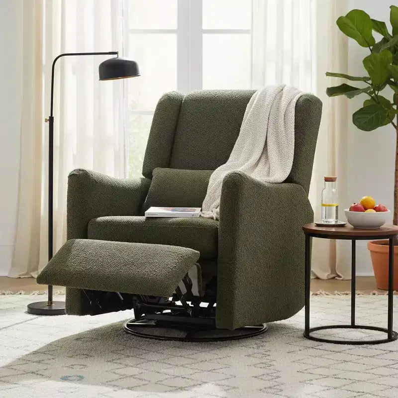 Polibi Moderner Ohrensessel-Gleitsessel mit Drehfuß