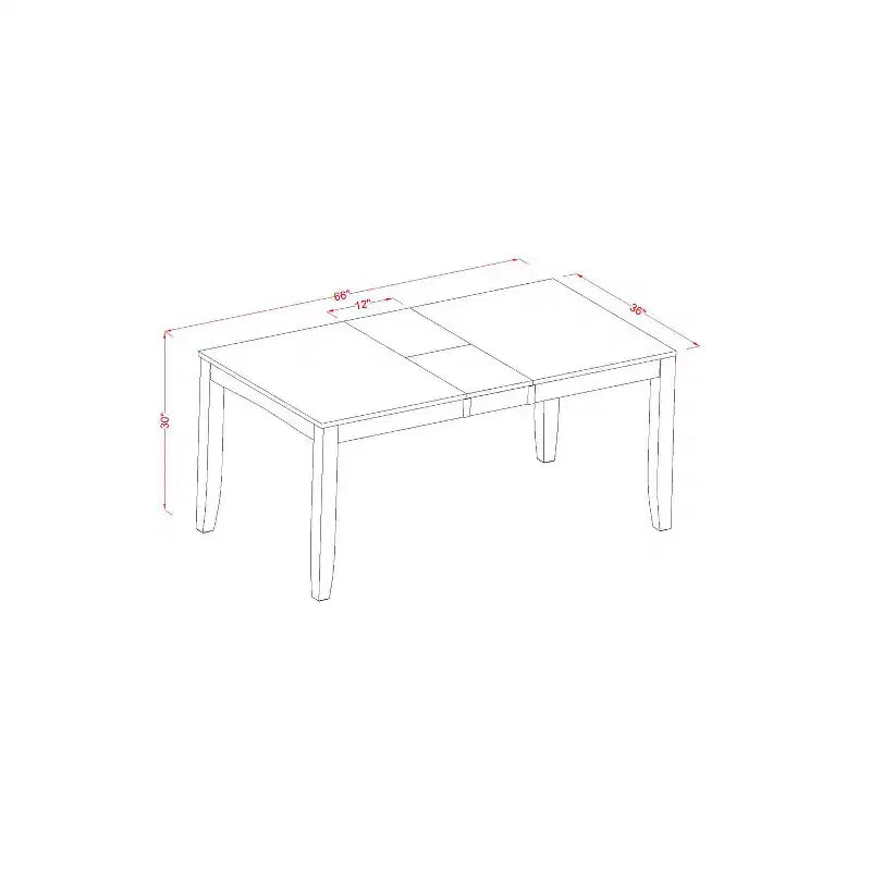 Viktorianisches Esszimmer-Set – Tisch mit Einlegeplatte & Stühlen – Elegantes Küchenset
