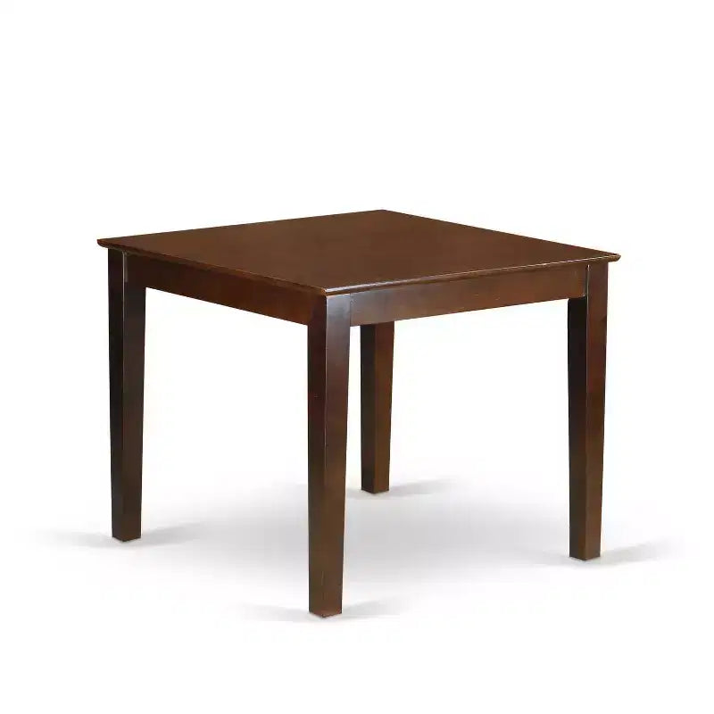 HomeStock 3-teiliges Esszimmerset aus Massivholz mit Mahagoni-Finish – für 2 Personen