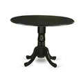 Round Dinette Set - Kitchen Table with 4 Chairs - Modern Dining Table Set