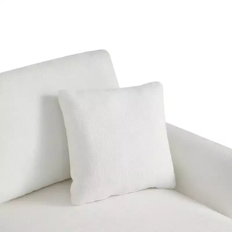 EHMKNP Modernes, übergroßes Ecksofa – Chenille gepolstertes L-förmiges 5-Sitzer-Luxussofa mit Chaiselongue