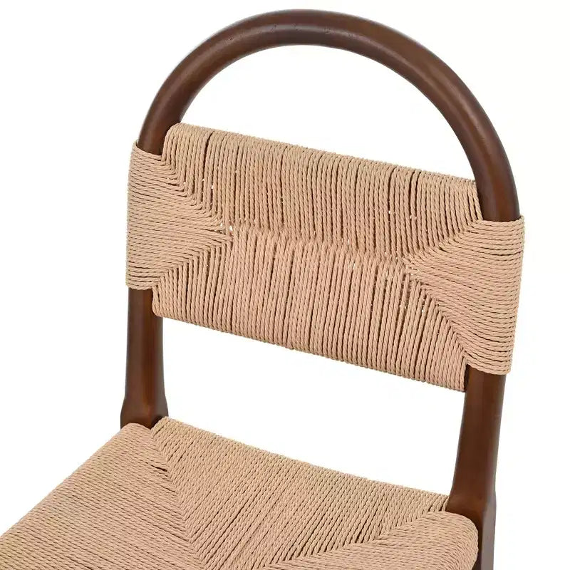 Christopher Knight Home Rhea rustikale Esszimmerstühle aus Kautschukholzgeflecht (2er-Set)