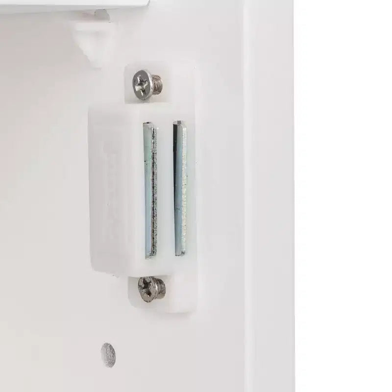 Karl Home Wandspiegel-Badschrank mit einer Tür, innen, weiß