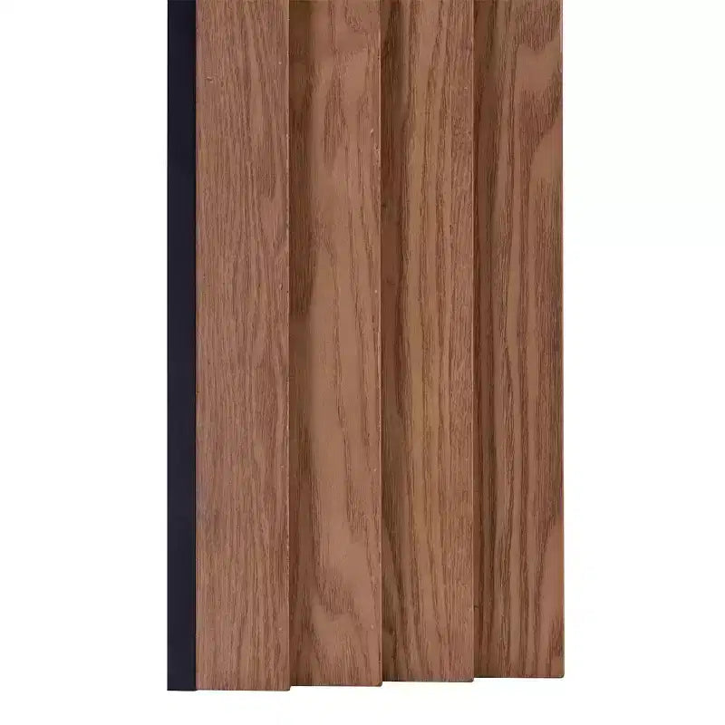 Moderne schmale Konsolentisch aus Holz mit schwarzer Holzmaserung, schlanker Akzenttisch für den Flur oder hinter dem Sofa - Panipeachy