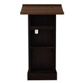 AndMakers 24.01 in. W x 15.66 in. D x 44.48 in. H Presentation Station Lectern with Storage