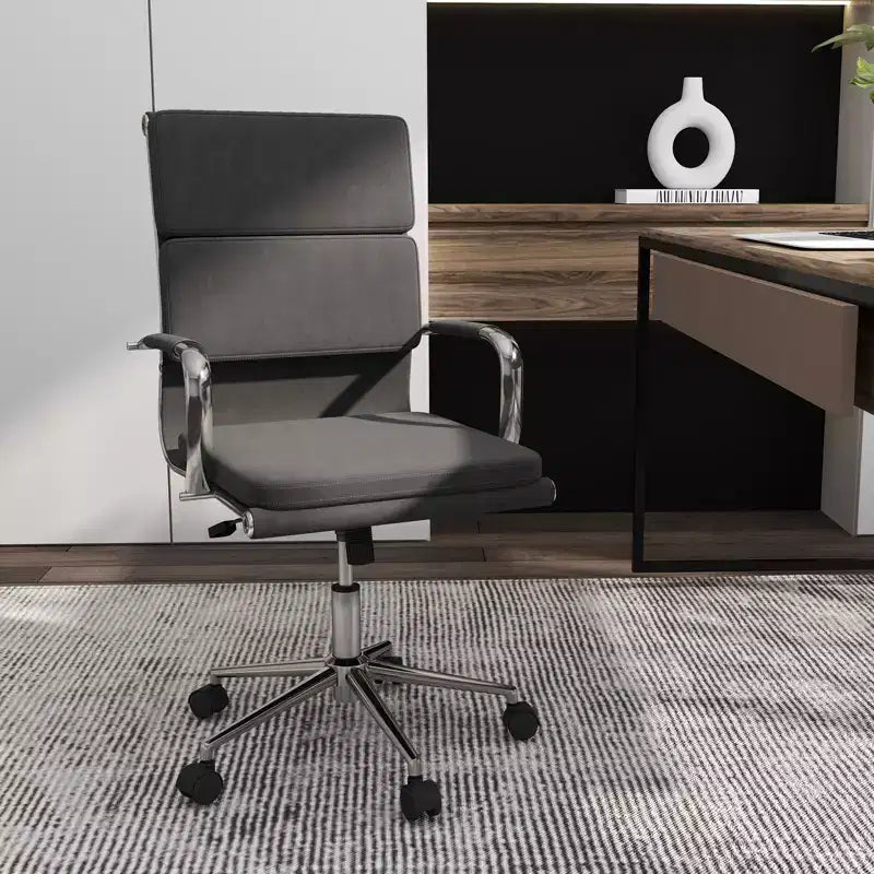 Costway 2er-Set ergonomischer Bürostuhl mit Wippfunktion und abnehmbaren Bezügen für Zuhause