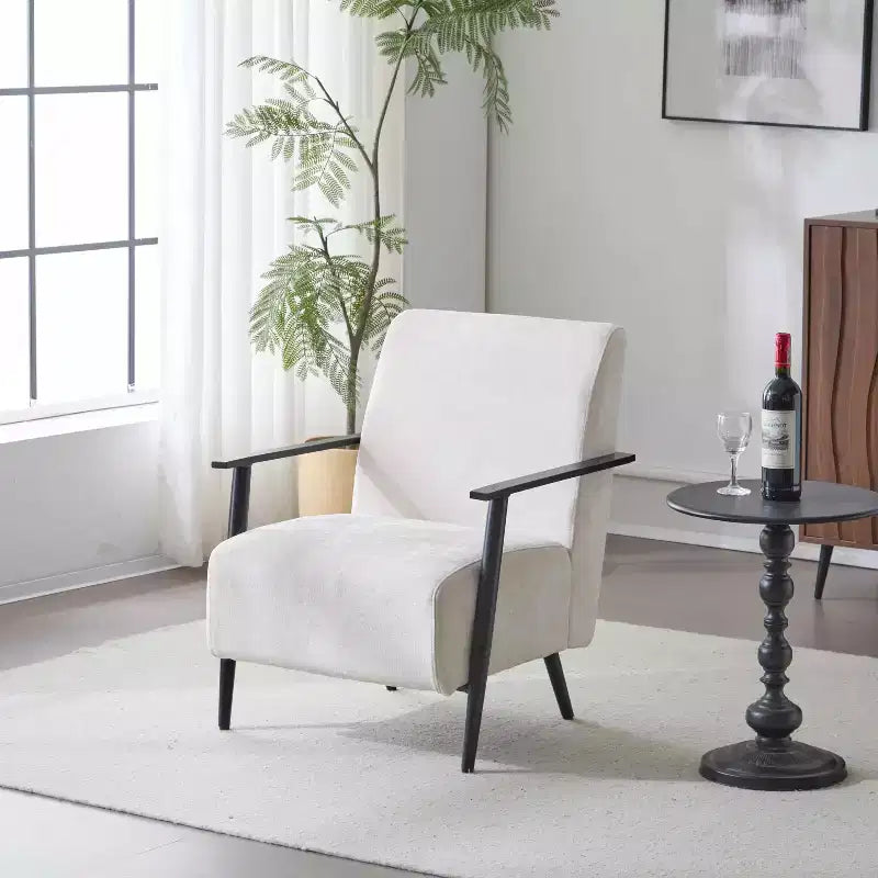 MAYEERTY 2er-Set 26,38 moderne Loungesessel, Polyesterpolsterung, stabiler Metallrahmen, bequeme Kissen, Wohnzimmer Schlafzimmer Büro, Blau Grau
