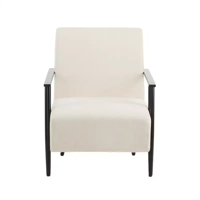 MAYEERTY 2er-Set 26,38 moderne Loungesessel, Polyesterpolsterung, stabiler Metallrahmen, bequeme Kissen, Wohnzimmer Schlafzimmer Büro, Blau Grau