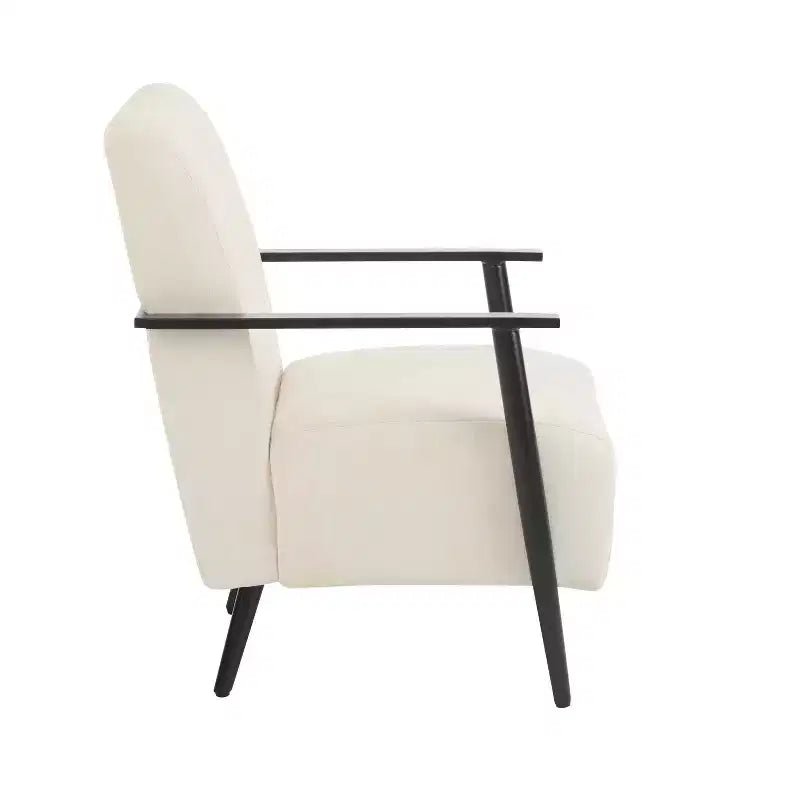 MAYEERTY 2er-Set 26,38 moderne Loungesessel, Polyesterpolsterung, stabiler Metallrahmen, bequeme Kissen, Wohnzimmer Schlafzimmer Büro, Blau Grau