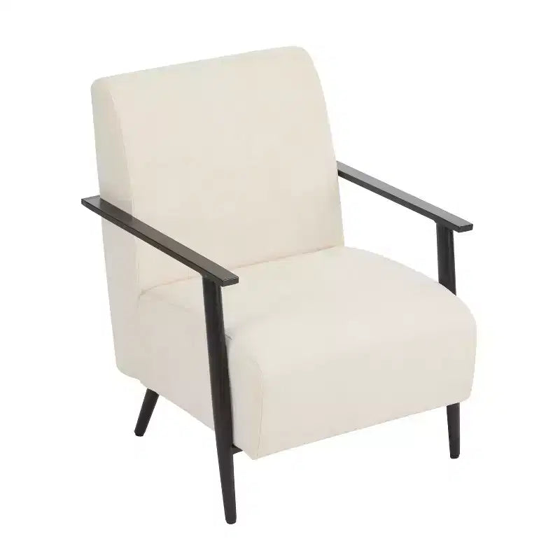 MAYEERTY 2er-Set 26,38 moderne Loungesessel, Polyesterpolsterung, stabiler Metallrahmen, bequeme Kissen, Wohnzimmer Schlafzimmer Büro, Blau Grau