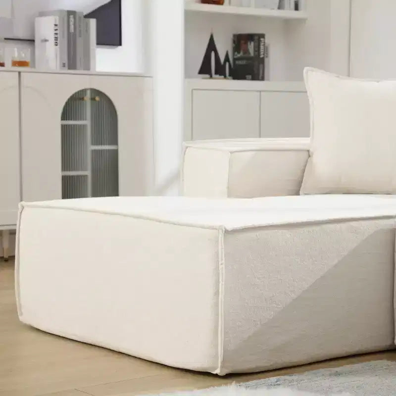 Christopher Knight Home Pyren 129.5 Modernes L-förmiges 3-Sitzer Polstersofa