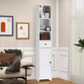 Tall Bathroom Storage Cabinet, 66.9 Modern Freestanding Cabinet with Open Shelf, Drawer & Door for Bathroom Organization, Storage Cabinet