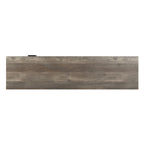63-Inch Industrial TV Stand – Oak & Black, MDF & Metal Frame, Fits TVs up to 60 Inches