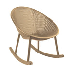 Egg-Shaped Lounge Chair – Black / White / Grey / Green / Beige, Mid-Century Modern, Perforated Plastic, Seats 1
