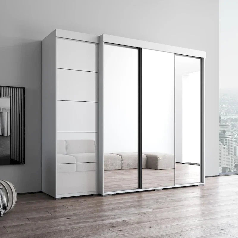 Aria 3D-EX Kleiderschrank mit 3 Spiegeln