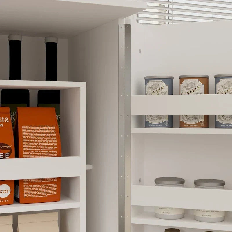 Vielseitiger Küchenorganisator: Kompakter 80-cm-Schrank mit intelligenter Aufbewahrung