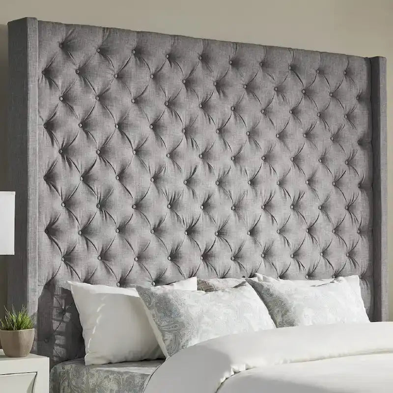 Naples Button-Tufted Wingback-Kopfteil ohne Bettgestell von iNSPIRE Q Artisan