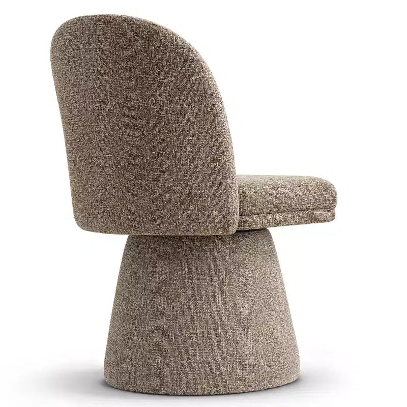 6er-Set moderne, armlose 360-Grad-Drehstühle mit Sockelgestell, elegante Akzentstühle für Küche, Esszimmer oder Büro – Panipeachy