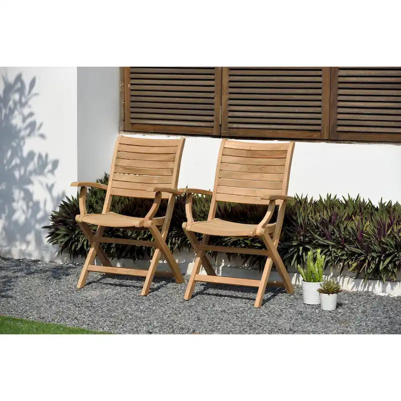 Amazonia Teak Sessa 13-teiliges ausziehbares Terrassen-Ess-Set – 13-teilig