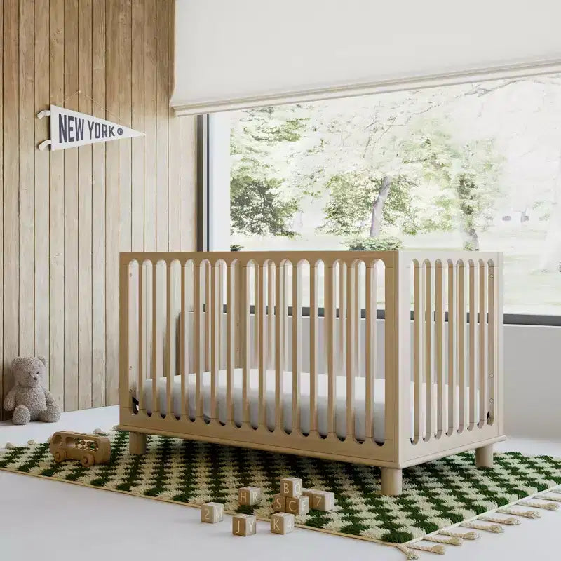 Storkcraft Sicily Deluxe 3-in-1-Kinderbett mit Kleinkindschutzgitter