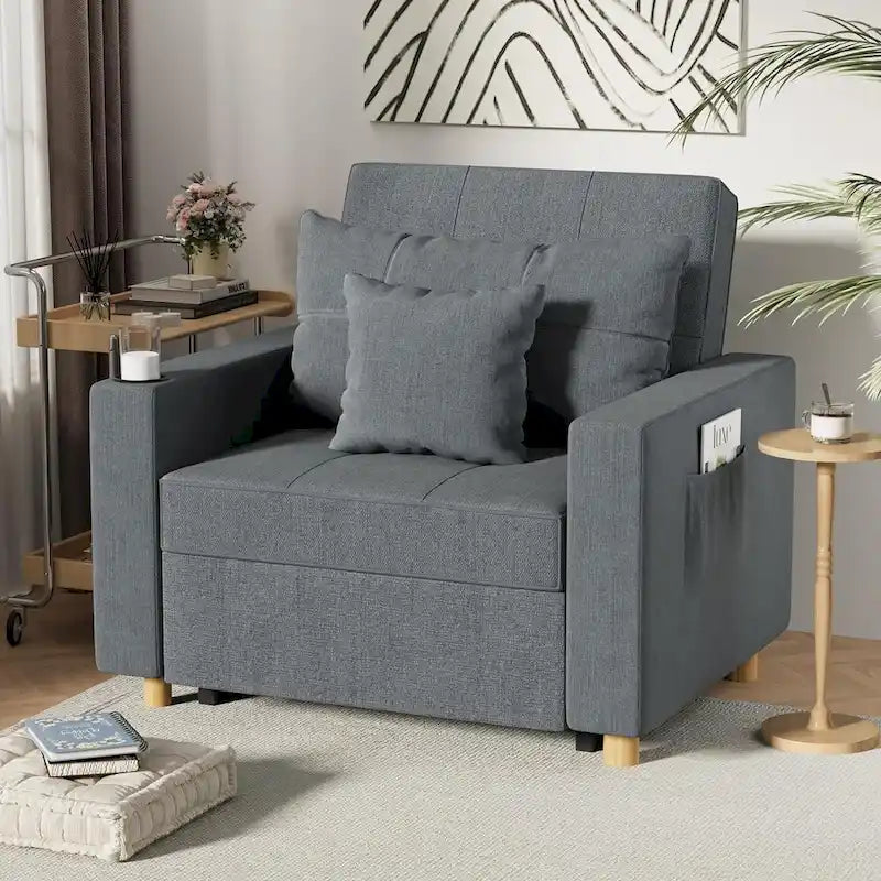 Verstellbares Schlafsofa, 3-in-1-Funktion, verschiedene Farben, für 1 Person