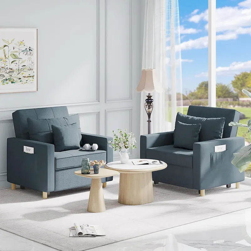 Verstellbares Schlafsofa, 3-in-1-Funktion, verschiedene Farben, für 1 Person