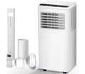 8.000 BTU mobile Klimaanlage, 3-in-1 Gerät mit 4 Modi, Timer, LED-Display, Fernbedienung und Installationskit, für Schlafzimmer/Wohnzimmer/Büro, Weiß.