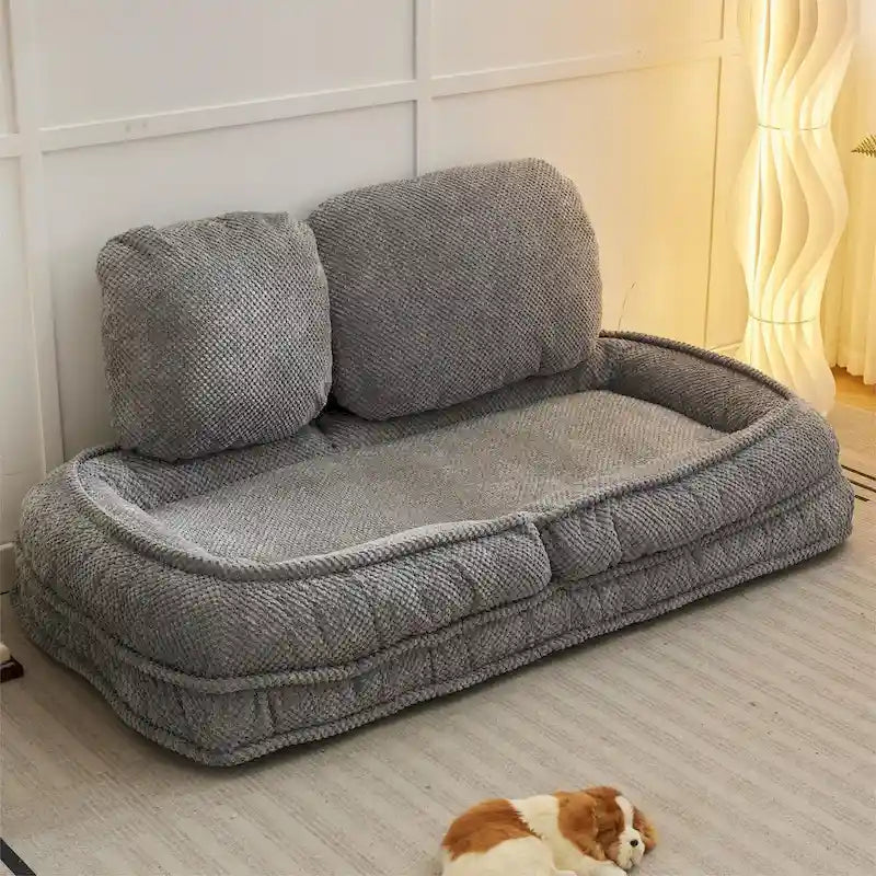 Faules Sofabett, 5-fach verstellbar, Sitzen, Schlafen, Zusammenklappen, geeignet für Schlafzimmer, Wohnzimmer