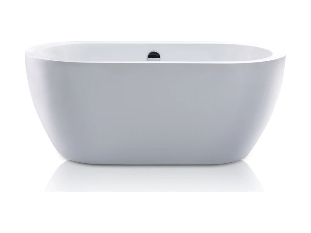 Freistehende Badewanne - 178L - 149x75x58cm - Weiß - Acryl - Doucezen