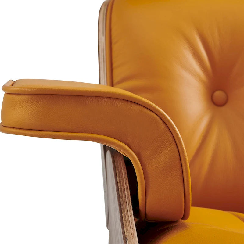 Mid Century Modern Leder Loungesessel Sessel Relaxsessel