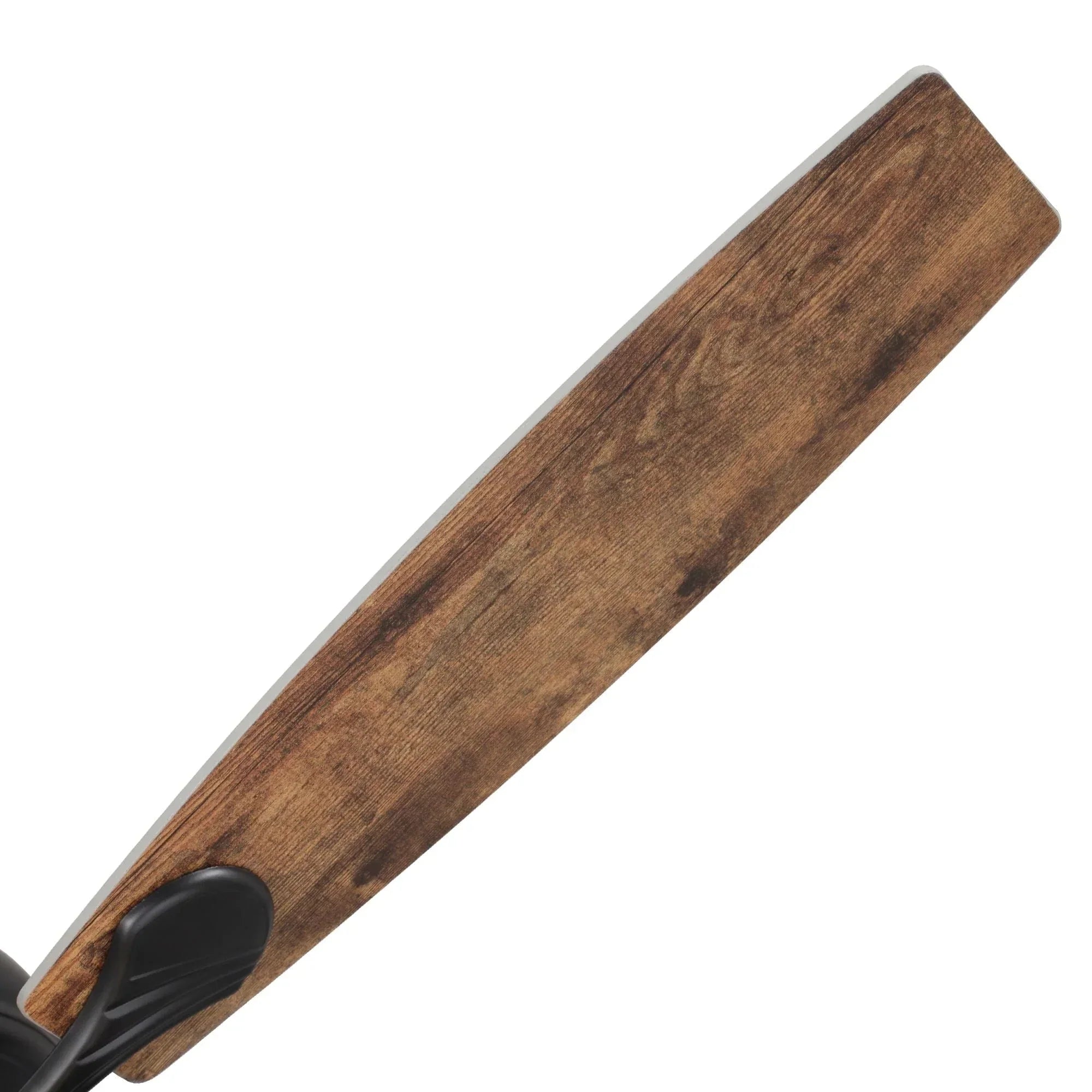 52 Farmhouse Driftwood 5-Flügel Deckenventilator mit Käfig in Schwarz und Fernbedienung