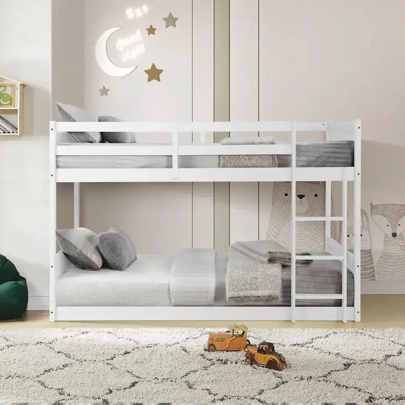 Delphia Low Profile Etagenbett, zwei Einzelbetten übereinander