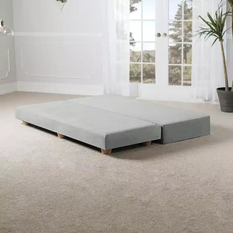 Tagesbett / ausklappbares Schlafsofa (Queensize) - Microvelvet