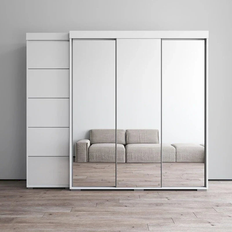 Aria 3D-EX Kleiderschrank mit 3 Spiegeln