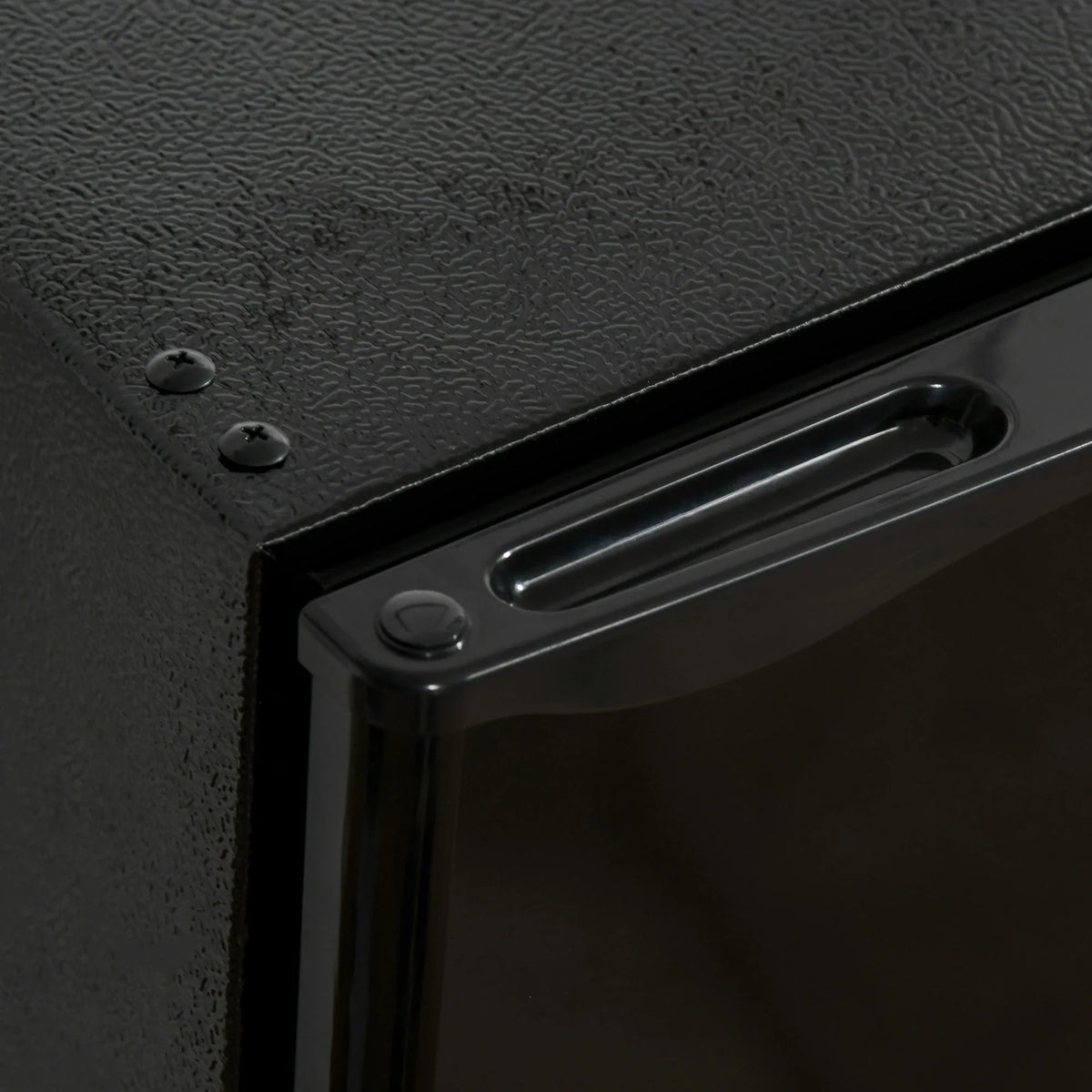 HOMCOM 90L Mini-Kühlschrank mit Gefrierfach, Kompakter Kühlschrank mit einer Tür und einstellbarem Thermostat für Schlafzimmer