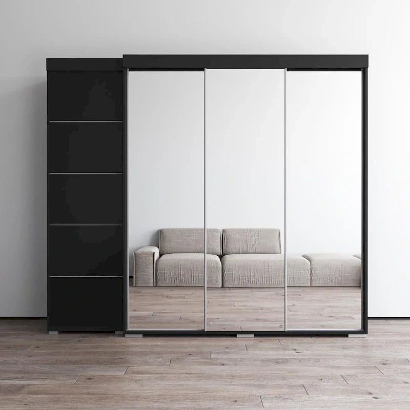 Aria 3D-EX Kleiderschrank mit 3 Spiegeln