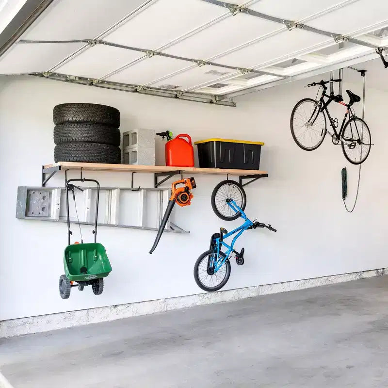 StoreYourBoard 60cm x 240cm DIY Wandregalhalterungen | Schwerlast Garagenwandregal