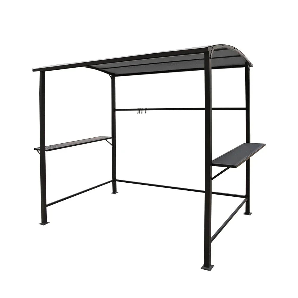 Outdoor-Grillpavillon mit Stahlrahmen, 1,5 m x 2,4 m