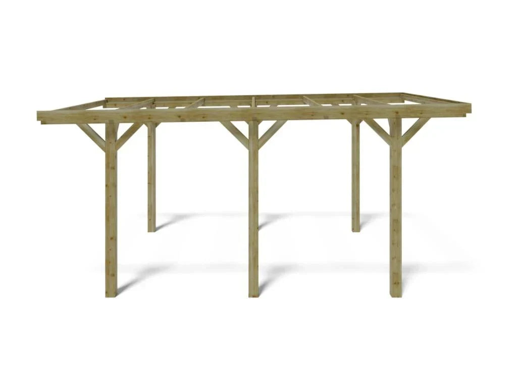 Carport Abri Voiture - Grün