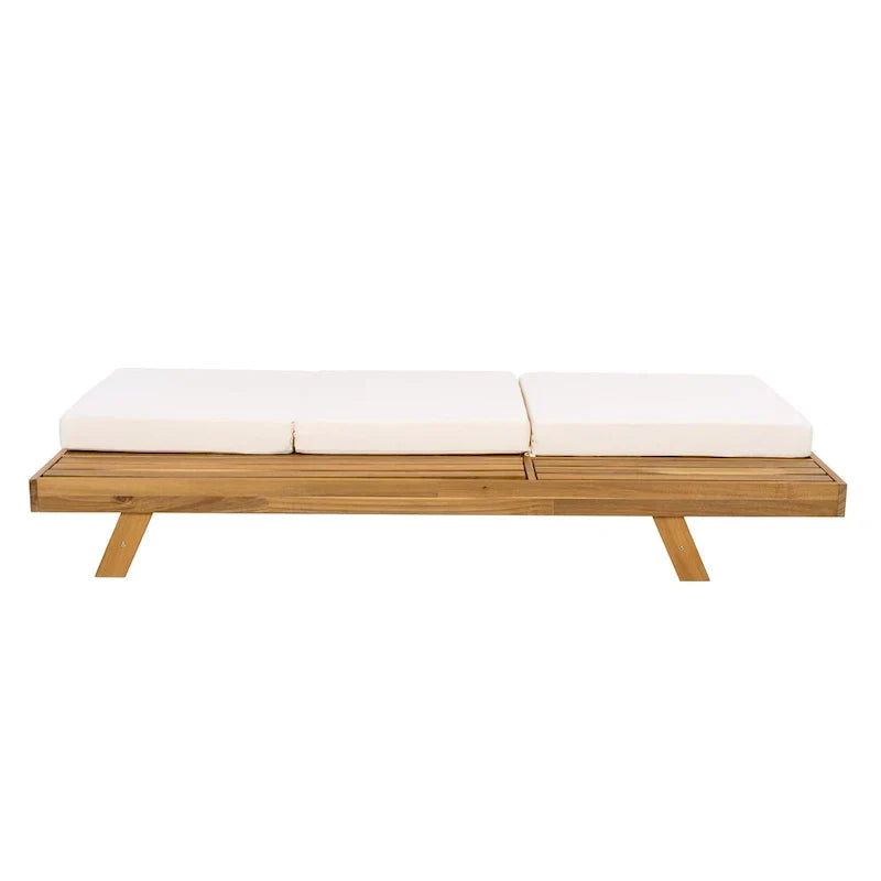 Christopher Knight Home - Michael Outdoor-Liegestuhl-Set aus Akazienholz, 2er-Pack