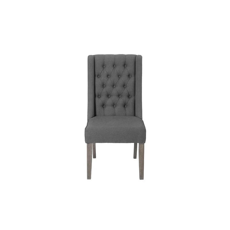 Best Quality Furniture 9-teiliges rustikales, ausziehbares Esszimmerset in Grau