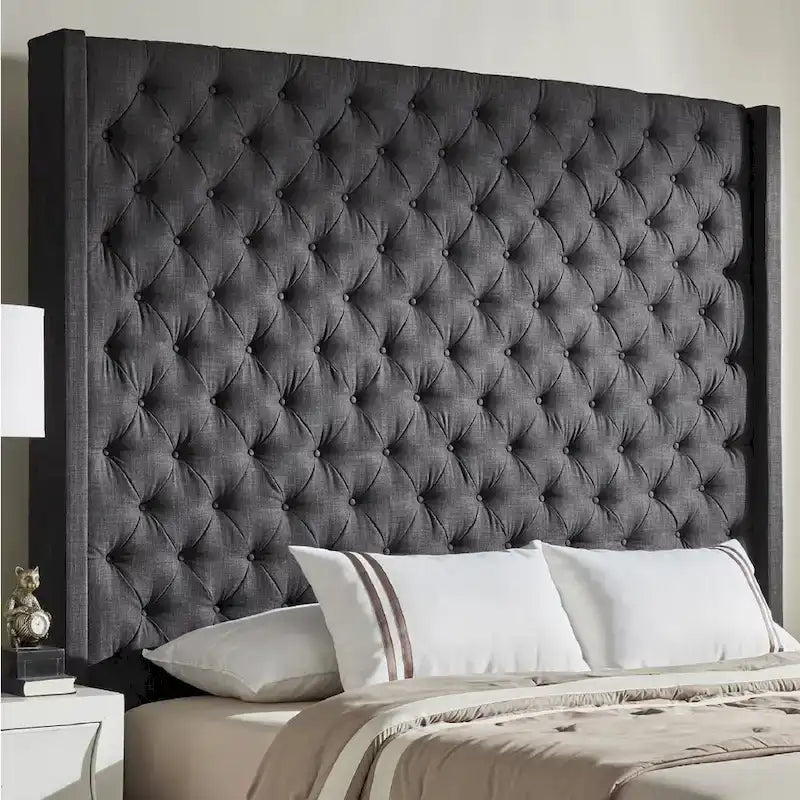 Naples Button-Tufted Wingback-Kopfteil ohne Bettgestell von iNSPIRE Q Artisan