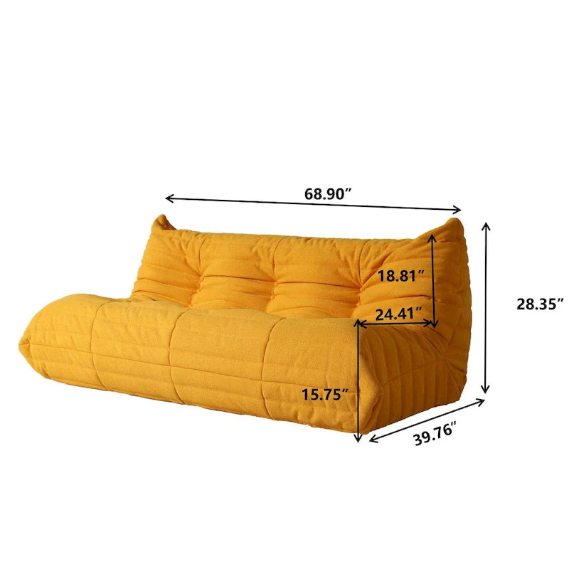 Boden-Sofa, weiches Faulenzer-Sofa, Sitzsack für das Wohnzimmer
